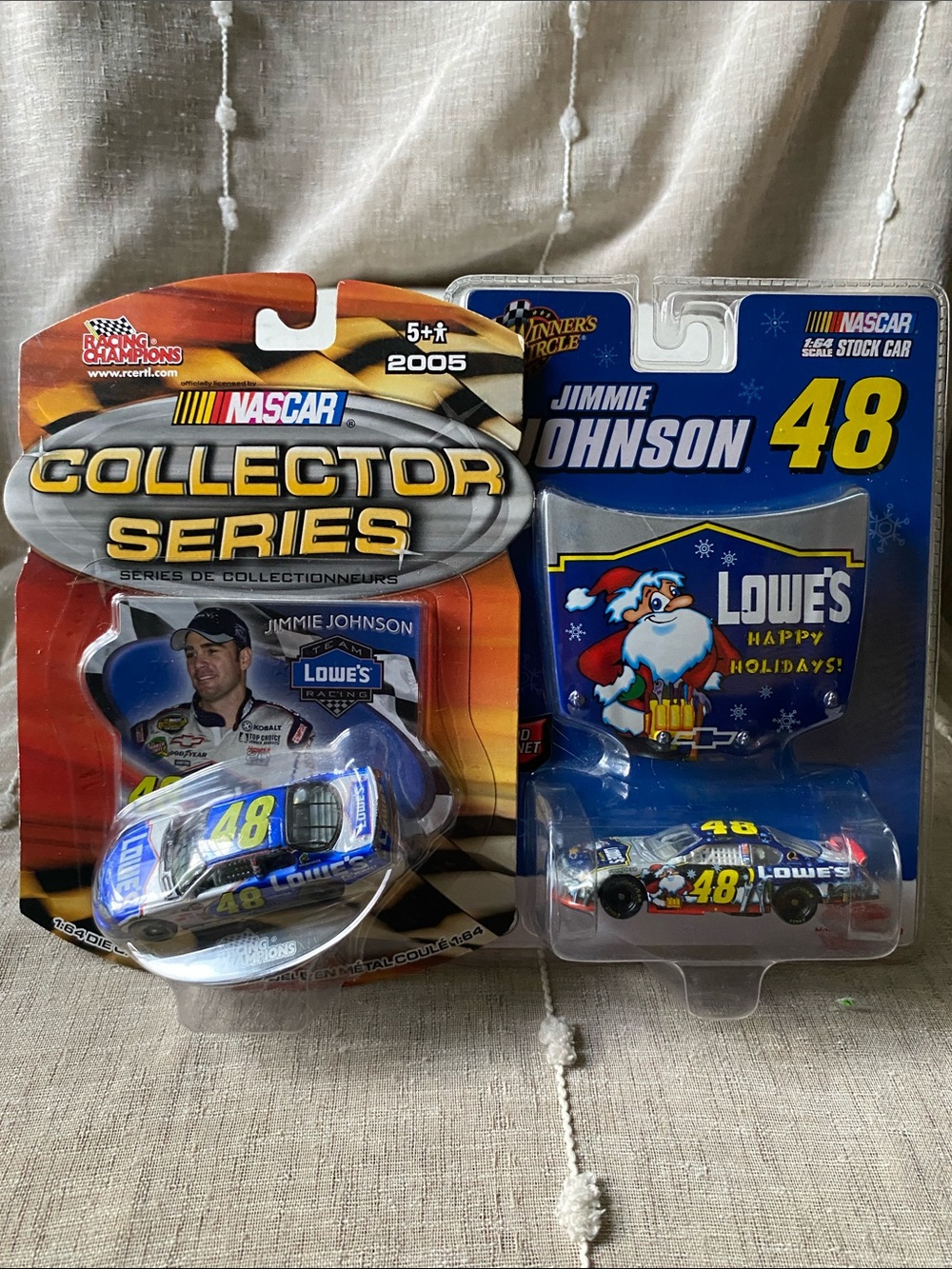 Jimmie Johnson #48 Lowe's Blue NASCAR Collector Series Die-Cast Car